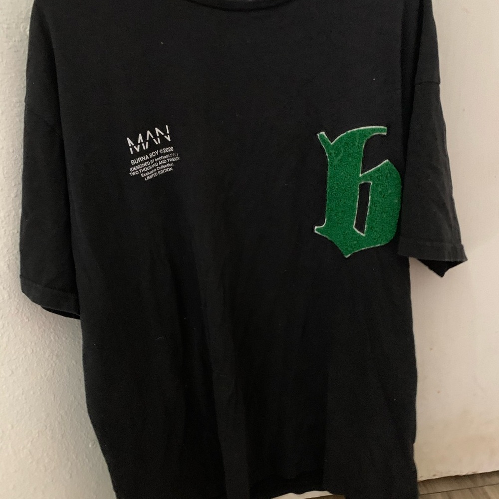 BoohooMAN x Burnaboy shirt